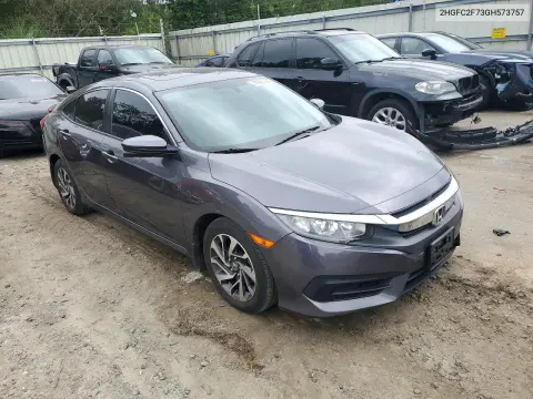 2016 Honda Civic Ex VIN 2HGFC2F73GH573757 фото 4