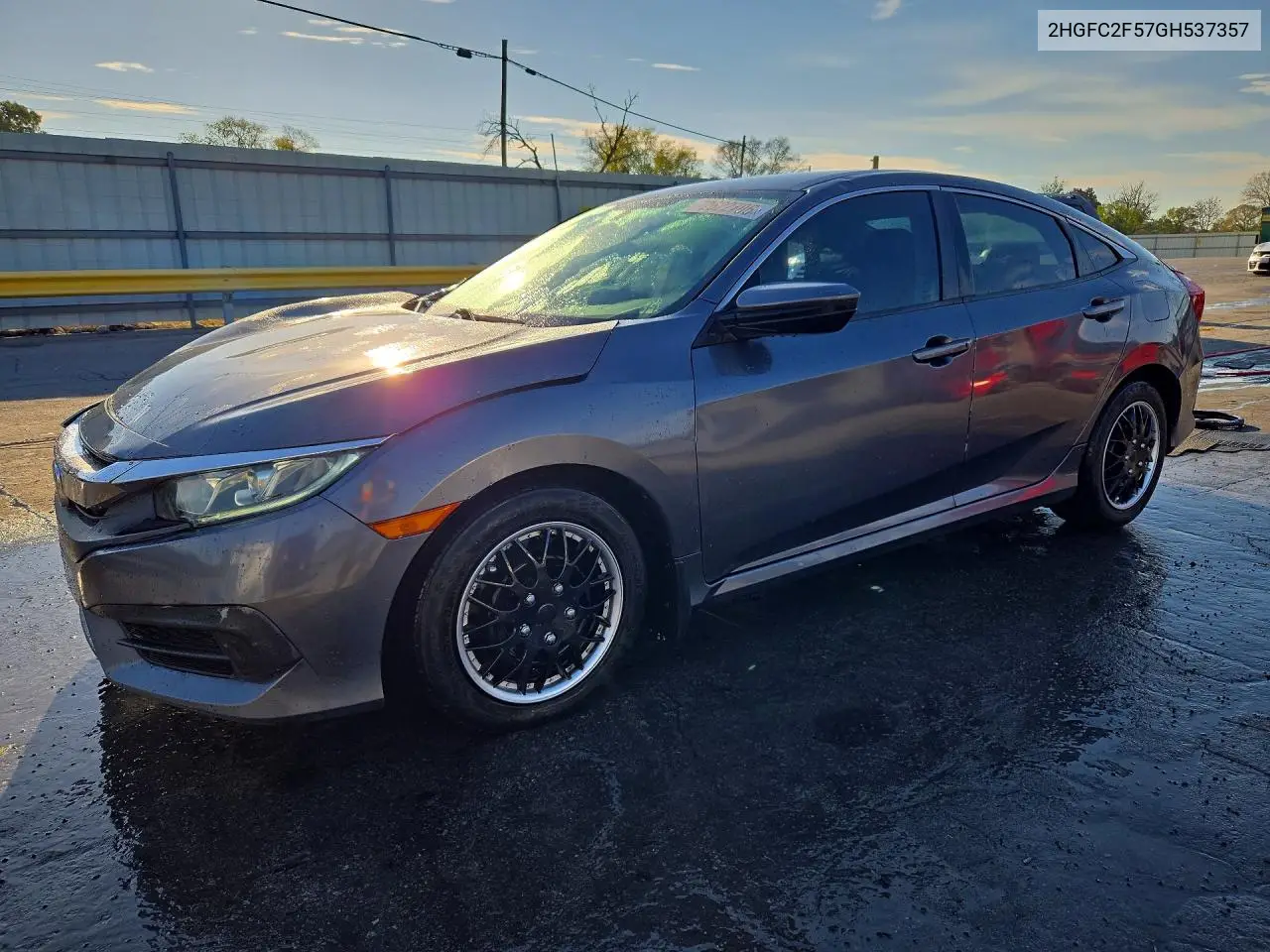 2016 Honda Civic Lx VIN 2HGFC2F57GH537357 фото 1