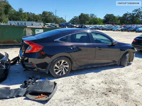 2016 Honda Civic Ex VIN 19XFC2F72GE089248 фото 3