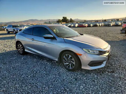 2HGFC4B07GH312698 — 2016 Honda Civic, фото 4 с аукциона Copart, Передняя часть