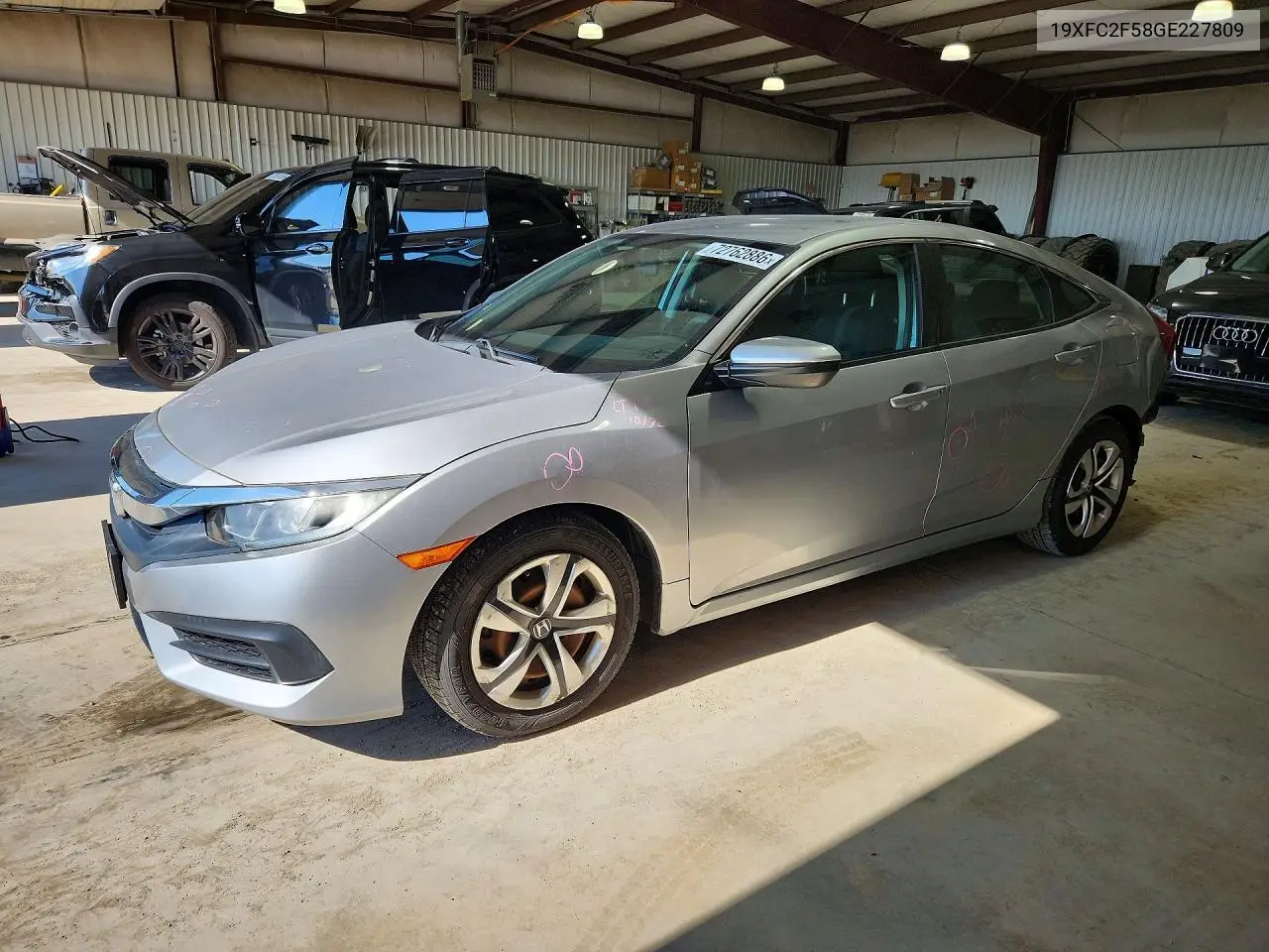 19XFC2F58GE227809 Honda Civic 2016 — повреждение Задняя часть, фото до ремонта