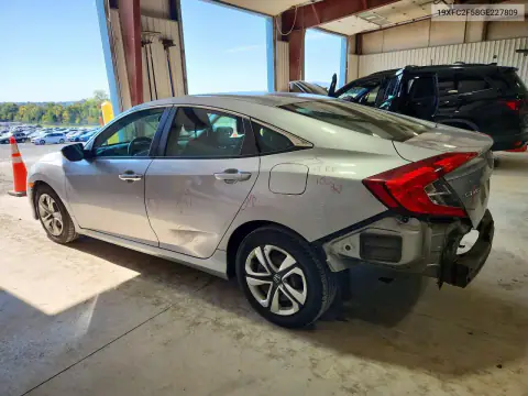 19XFC2F58GE227809 — 2016 Honda Civic, фото 2 с аукциона Copart, Задняя часть