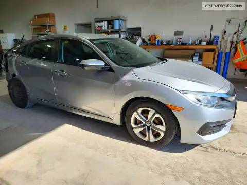 19XFC2F58GE227809 — 2016 Honda Civic, фото 4 с аукциона Copart, Задняя часть