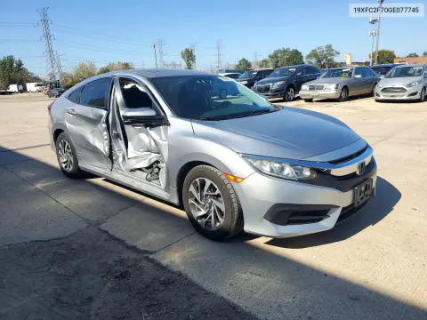 2016 Honda Civic Ex VIN 19XFC2F70GE077745 фото 4