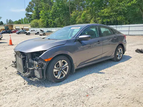 19XFC2F55HE028394 — 2017 Honda Civic, Передняя часть (Front End), фото до ремонта