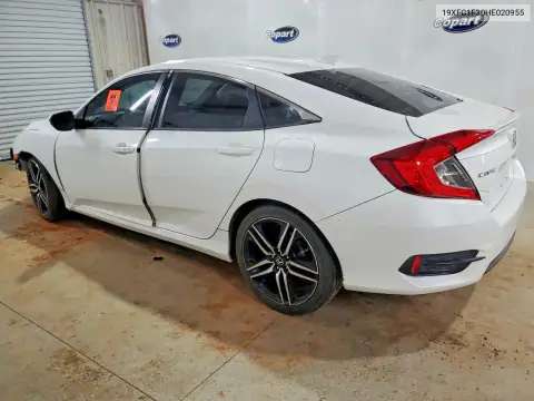 19XFC1F30HE020955 — 2017 Honda Civic, фото 2 с аукциона Copart 20.10.2026, Передняя часть