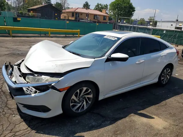 19XFC2F71HE205850 — 2017 Honda Civic, Передняя часть (Front End), фото до ремонта