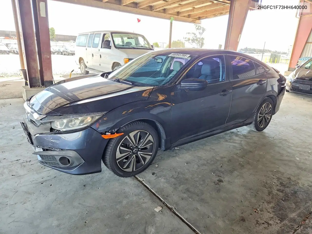 2017 Honda Civic Exl VIN 2HGFC1F73HH640000 фото 1