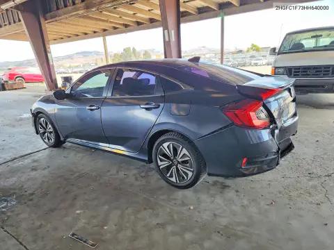 2017 Honda Civic Exl VIN 2HGFC1F73HH640000 фото 2
