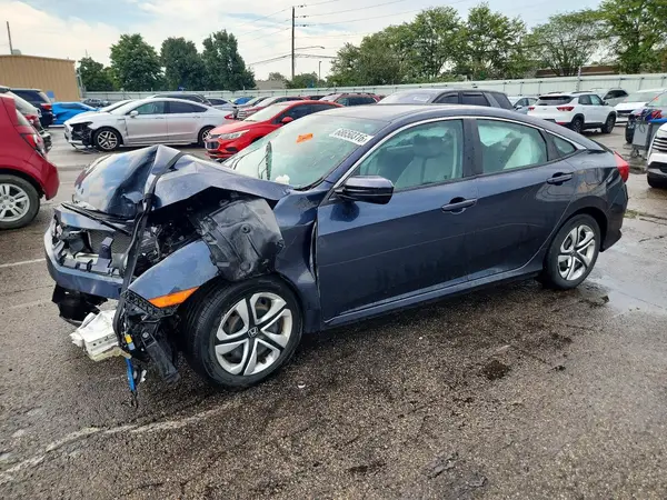 19XFC2F58HE056108 — 2017 Honda Civic, Передняя часть (Front End), фото до ремонта