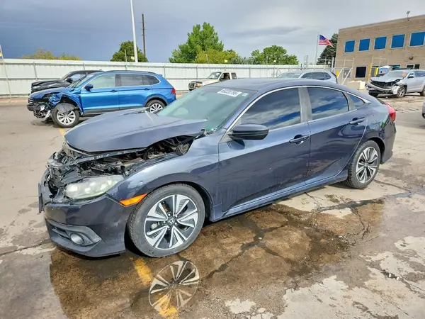 19XFC1F39HE023966 — 2017 Honda Civic, Передняя часть (Front End), фото до ремонта