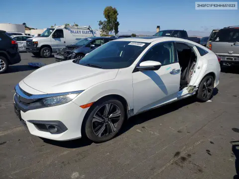 2HGFC1F92HH651023 — 2017 Honda Civic, Сторона, фото до ремонта