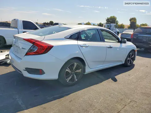2017 Honda Civic Touring VIN 2HGFC1F92HH651023 фото 3