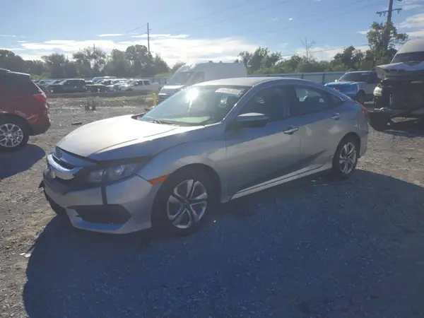 19XFC2F50HE041327 — 2017 Honda Civic, Передняя часть (Front End), фото до ремонта