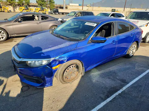 19XFC2F55HE022658 — 2017 Honda Civic, Передняя часть (Front End), фото до ремонта