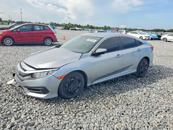 19XFC2F54HE053075 — 2017 Honda Civic, Передняя часть (Front End), фото до ремонта