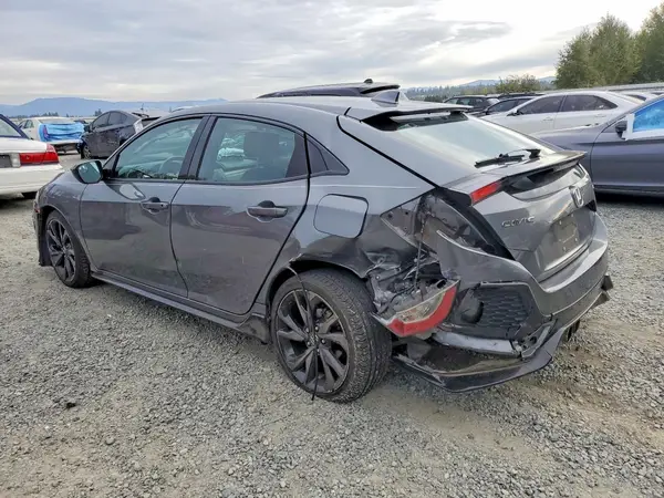 SHHFK7H48HU411923 — 2017 Honda Civic, фото 2 с аукциона Copart, Передняя часть