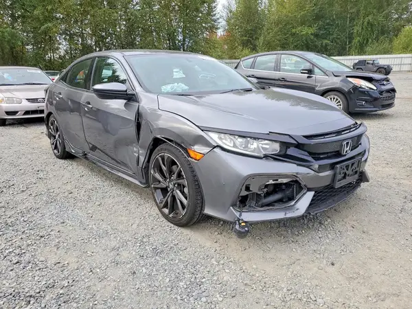 SHHFK7H48HU411923 — 2017 Honda Civic, фото 4 с аукциона Copart, Передняя часть
