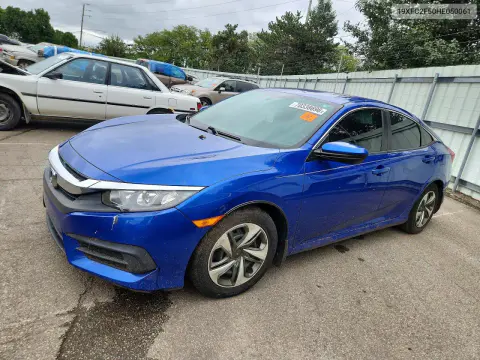 19XFC2F50HE050061 — 2017 Honda Civic, Подтопление, фото до ремонта