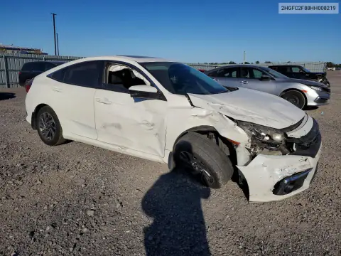 2HGFC2F88HH008219 — 2017 Honda Civic, фото 4 с аукциона Copart 15.10.2026, Передняя часть
