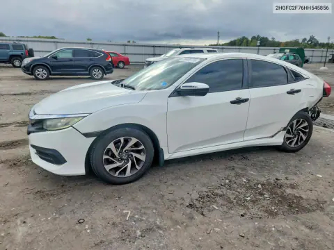 2HGFC2F76HH545856 — 2017 Honda Civic, Задняя часть, фото до ремонта