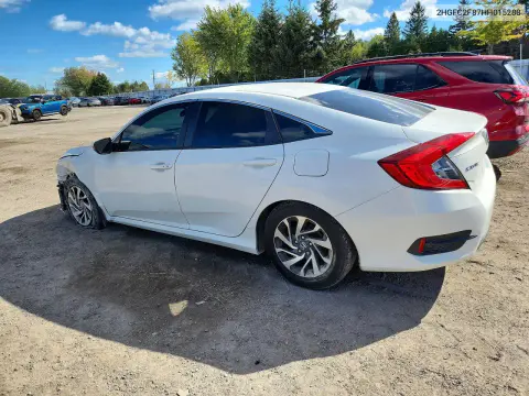 2017 Honda Civic Ex VIN 2HGFC2F87HH015288 фото 2