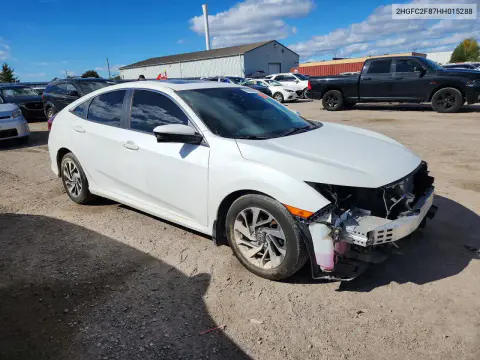 2017 Honda Civic Ex VIN 2HGFC2F87HH015288 фото 4