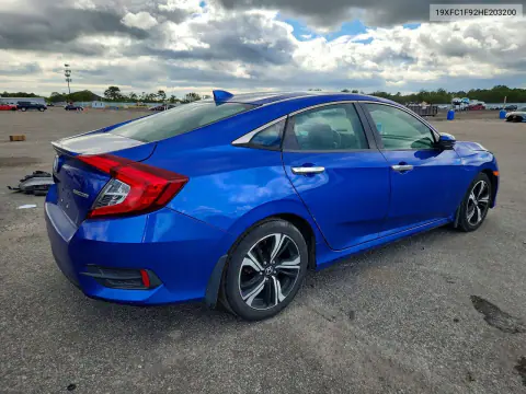 2017 Honda Civic Touring VIN 19XFC1F92HE203200 фото 3