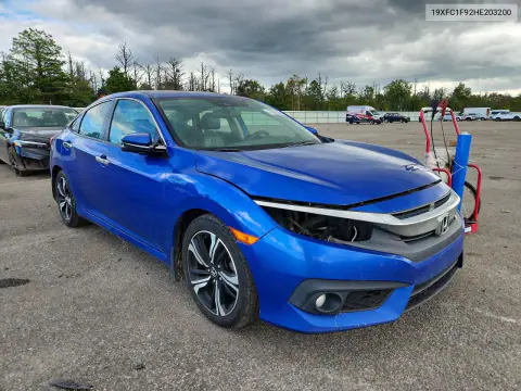 2017 Honda Civic Touring VIN 19XFC1F92HE203200 фото 4