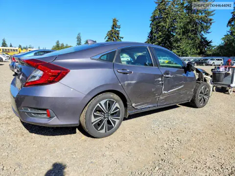 2017 Honda Civic Exl VIN 2HGFC1F7XHH644092 фото 3