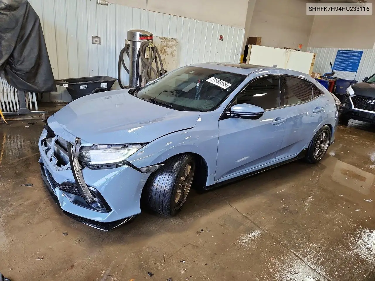 2017 Honda Civic Sport Touring VIN SHHFK7H94HU233116 фото 1