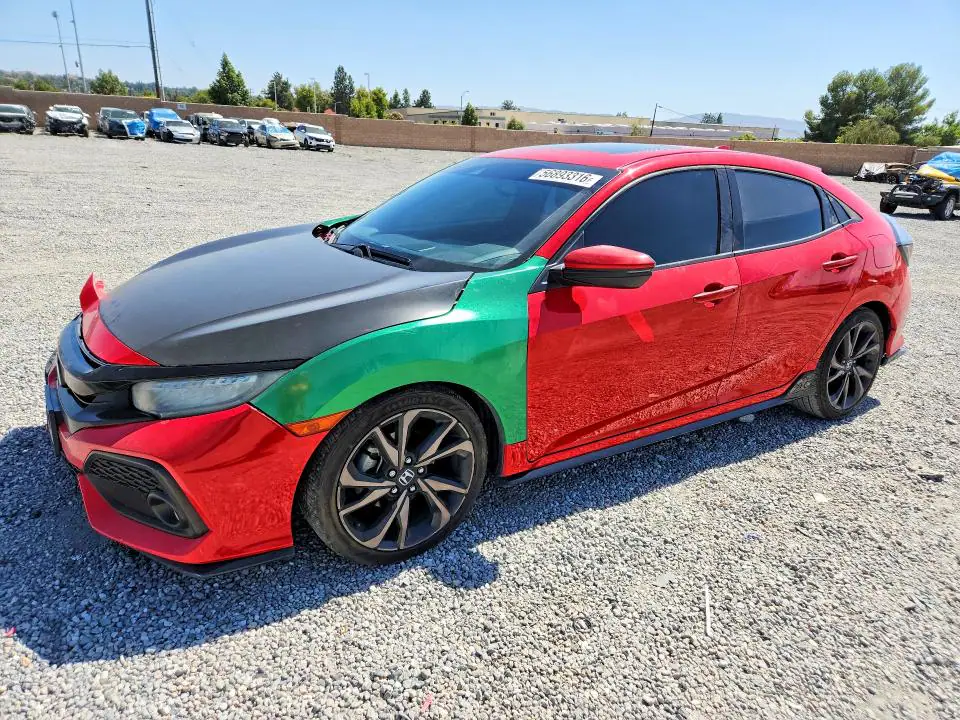 SHHFK7H99JU426626 Honda Civic 2018 — повреждение Передняя часть, фото до ремонта