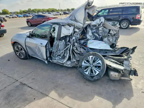 2018 Honda Civic Exl VIN JHMFC1F74JX038463 фото 2