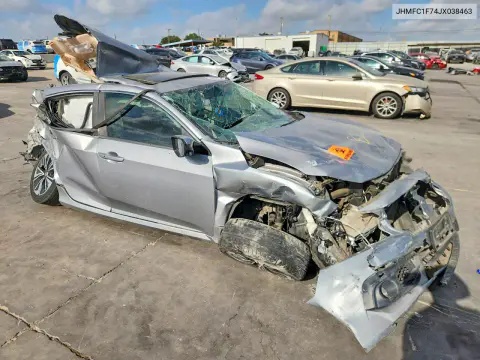2018 Honda Civic Exl VIN JHMFC1F74JX038463 фото 4