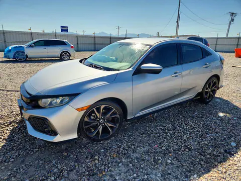 SHHFK7H48JU413855 — 2018 Honda Civic, Передняя часть (Front End), фото до ремонта