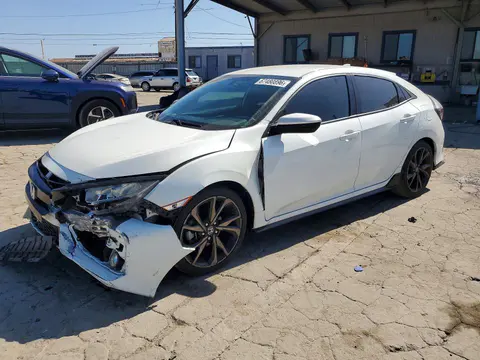 SHHFK7H43JU225969 — 2018 Honda Civic, Передняя часть (Front End), фото до ремонта