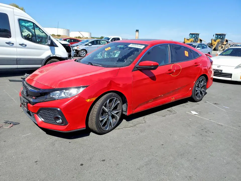 2018 Honda Civic VIN 2HGFC1E58JH706188 фото 1