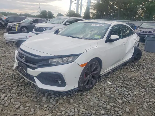 SHHFK7H44JU410449 — 2018 Honda Civic, Задняя часть (Rear End), фото до ремонта