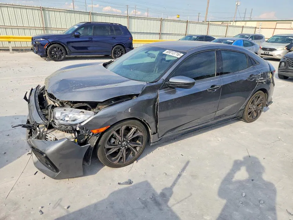 2018 HONDA CIVIC VIN SHHFK7H4XJU224673 фото 1