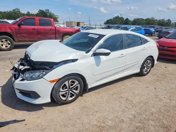 19XFC2E59JE035727 — 2018 Honda Civic, Передняя часть (Front End), фото до ремонта