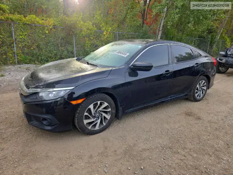 2HGFC2F62JH039258 — 2018 Honda Civic, Град, фото до ремонта