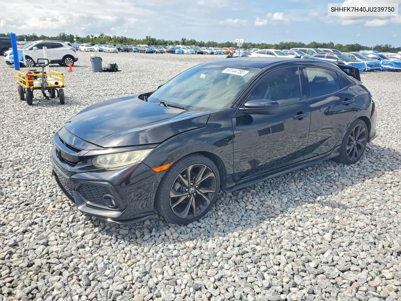 2018 Honda Civic Sport VIN SHHFK7H40JU239750 фото 1