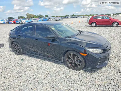 2018 Honda Civic Sport VIN SHHFK7H40JU239750 фото 4