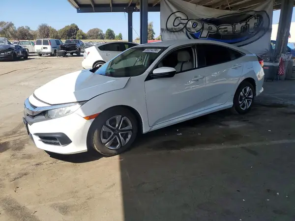 2HGFC2F50JH553150 — 2018 Honda Civic, Передняя часть (Front End), фото до ремонта