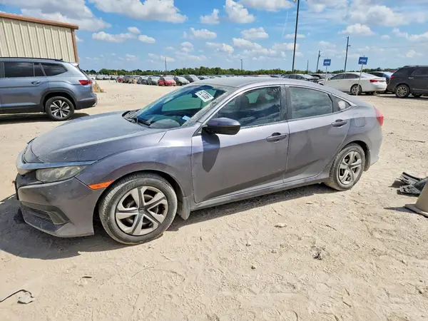 19XFC2F59JE041882 — 2018 Honda Civic, Передняя часть (Front End), фото до ремонта