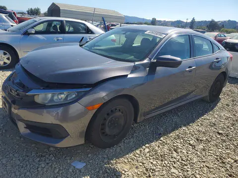 19XFC2F54JE200775 — 2018 Honda Civic, Передняя часть (Front End), фото до ремонта