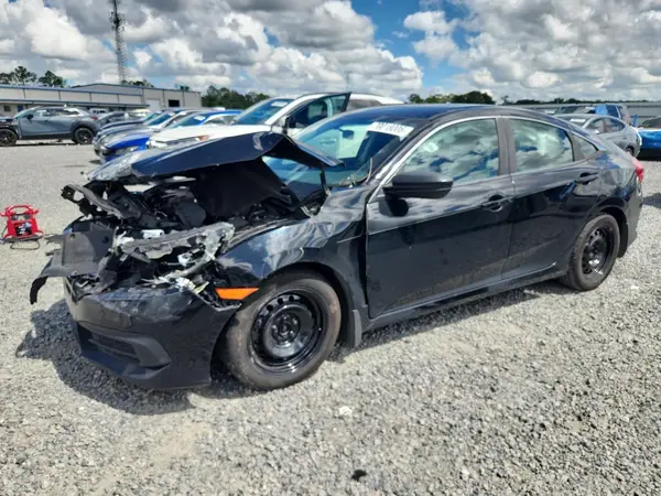 19XFC2F56JE008032 — 2018 Honda Civic, Передняя часть (Front End), фото до ремонта