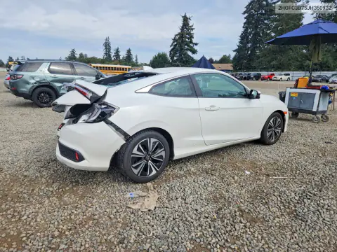2018 Honda Civic Exl VIN 2HGFC3B75JH350932 фото 3