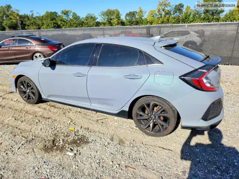 SHHFK7G4XJU232659 — 2018 Honda Civic, фото 2 с аукциона Copart, Сторона