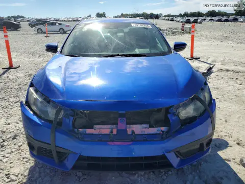 2018 Honda Civic Ex VIN 19XFC2F82JE024674 фото 5